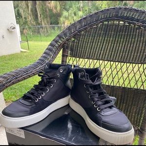 Diesel men’s mid black and white s-Danny size 11